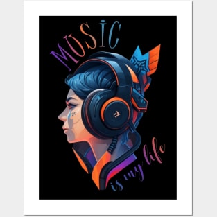 music is my life Posters and Art